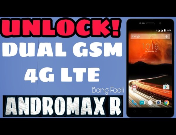 Unlock DUAL GSM Andromax R G LTE I6DG